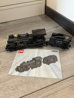 Lego 10205 Zwarte locomotief