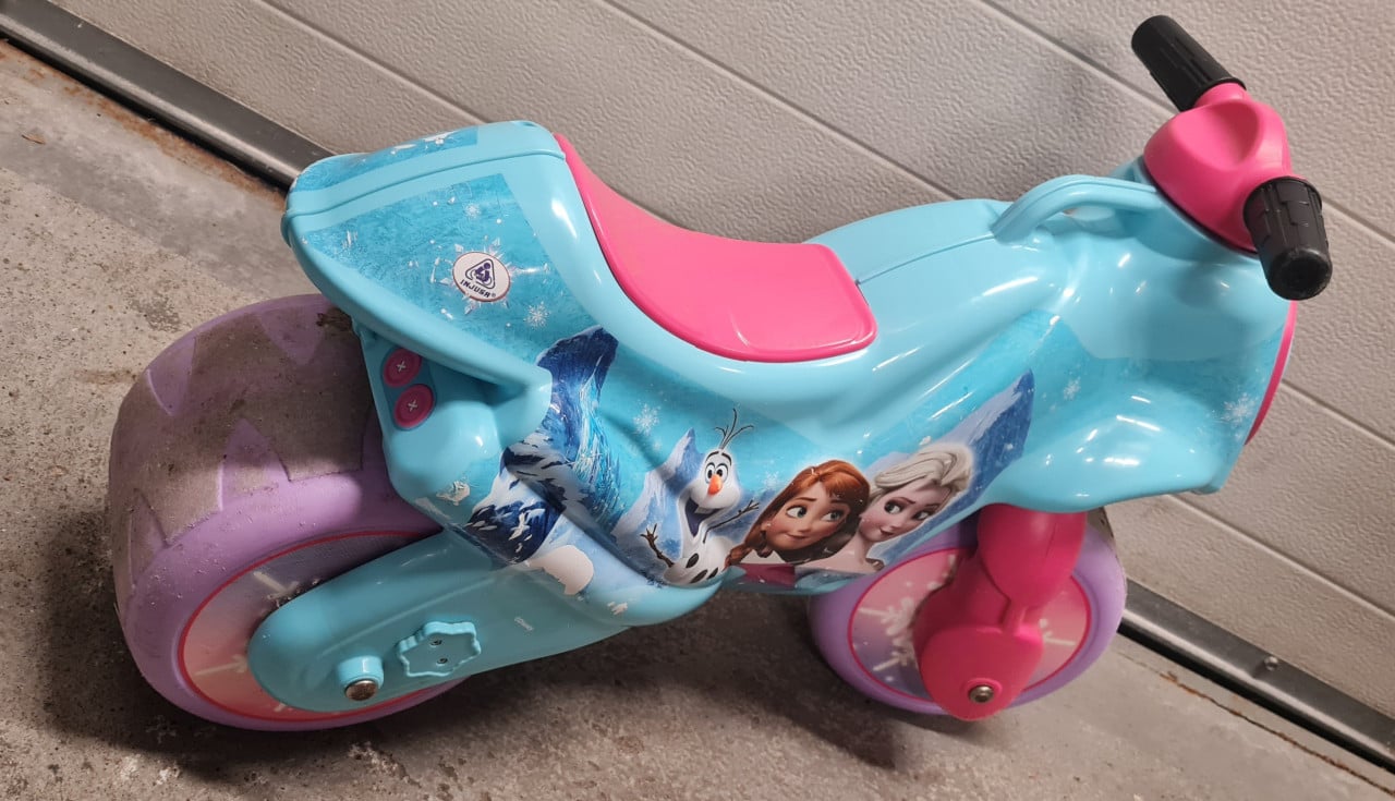 Frozen-loopmotor te koop.