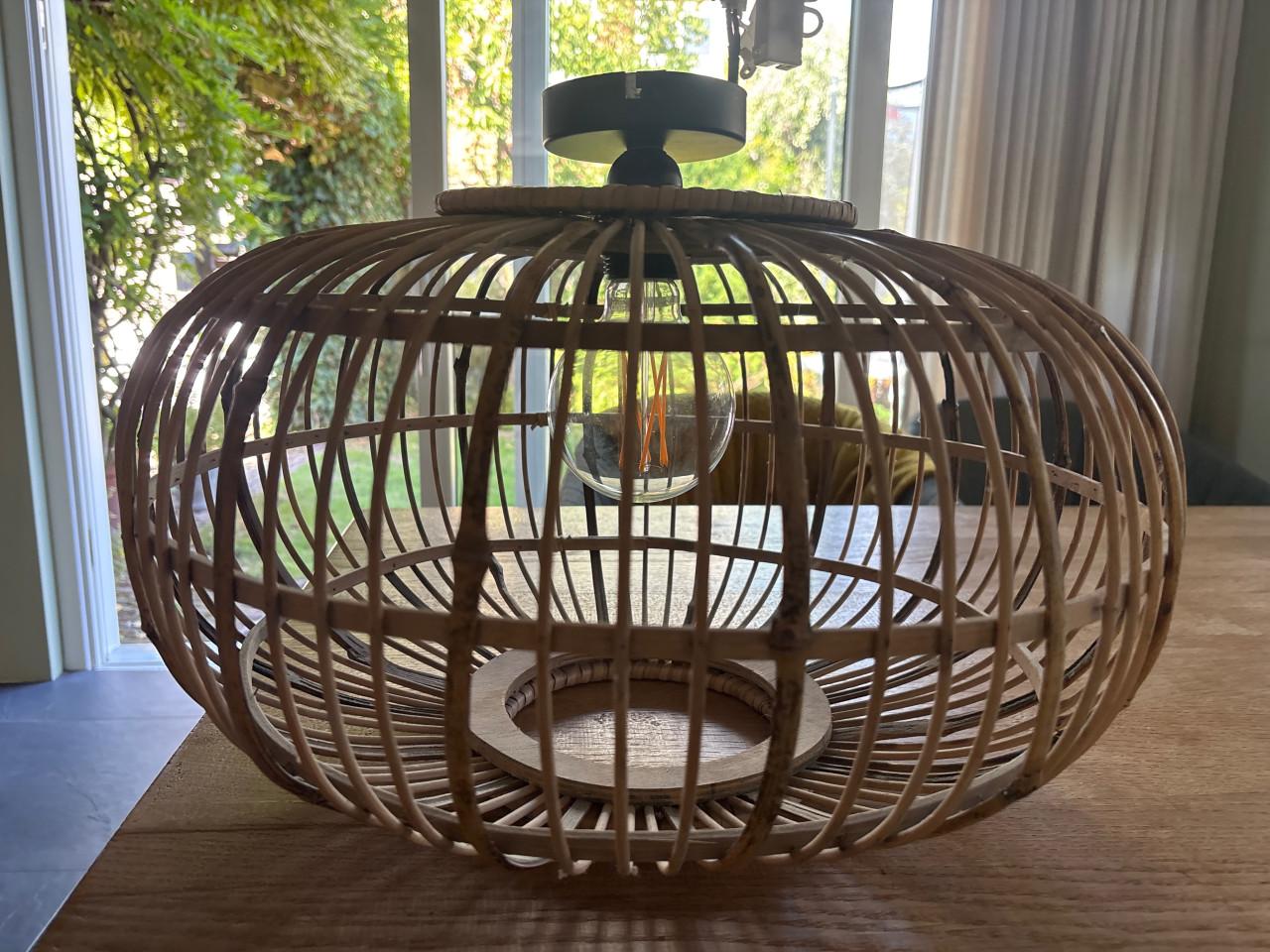 Houten lamp