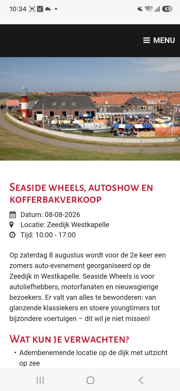 Gratis toegang 8-8 rommelmarkt Westkapelle