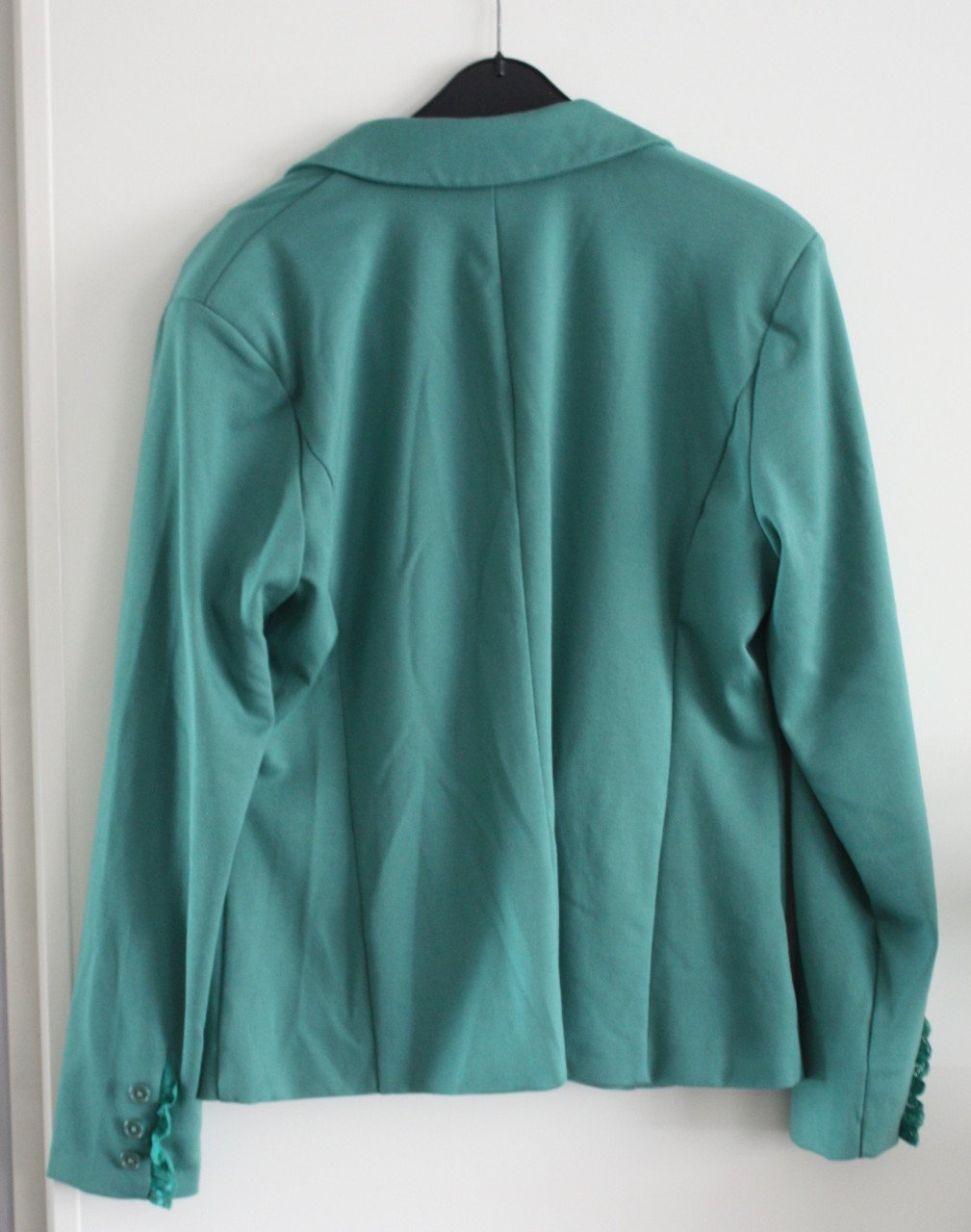 Groene blazer met kanten details maat xl