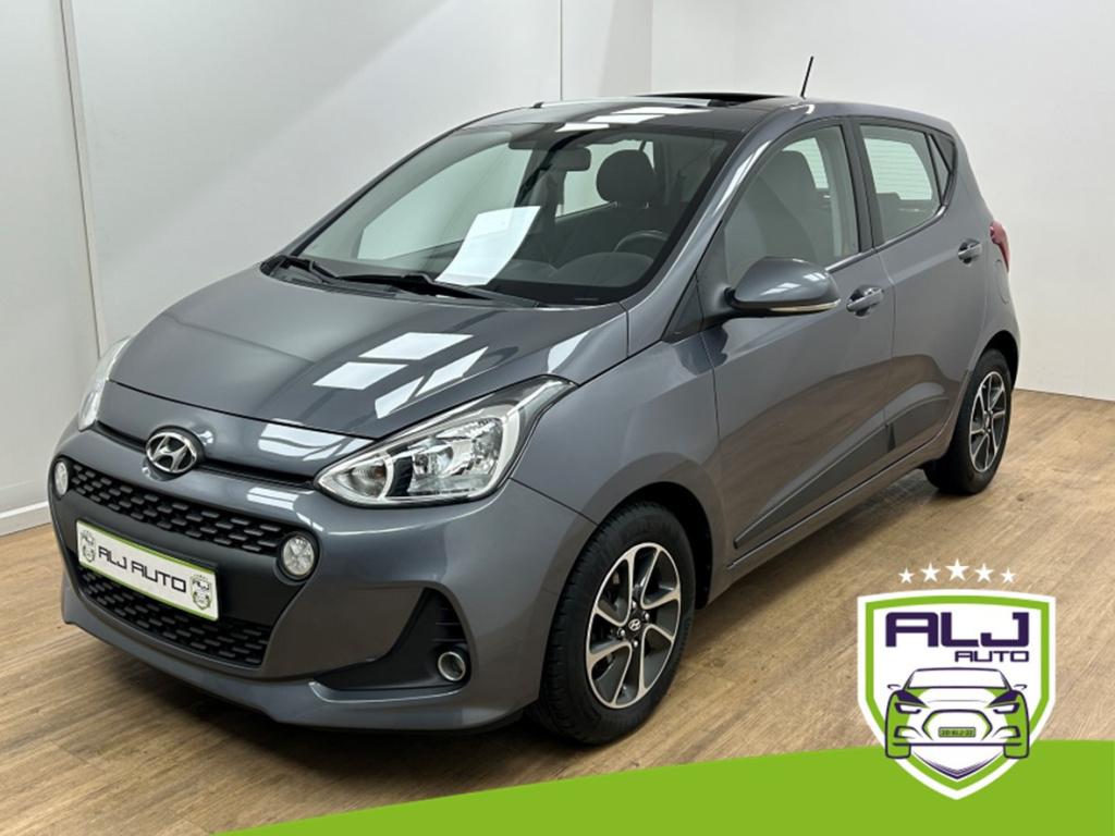Hyundai I 10 occasion 1.2i | grijs | tweedehands hyundai i10 | airco | pano