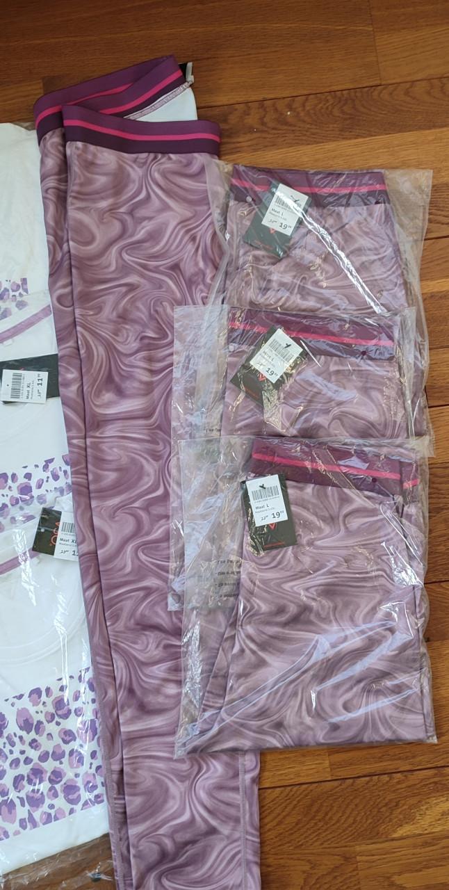(8st. fitness=€30) Nieuw - OSAGA - 3 dames sportlegging + 5 dames T-shirts
