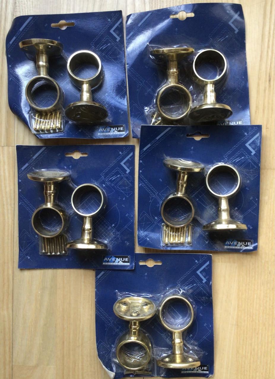 Avenue leuning/touwoog messing gelakt