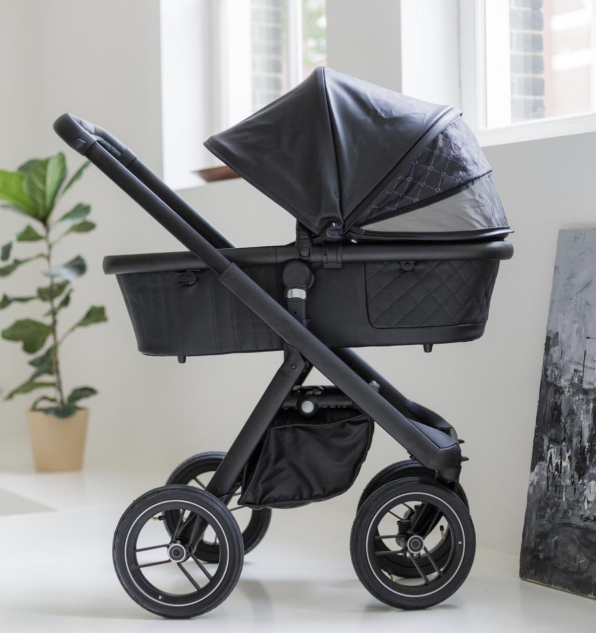 Kinderwagen Dubatti leer-look incl. toebehoren! Gebruikt voor 1 kindje!