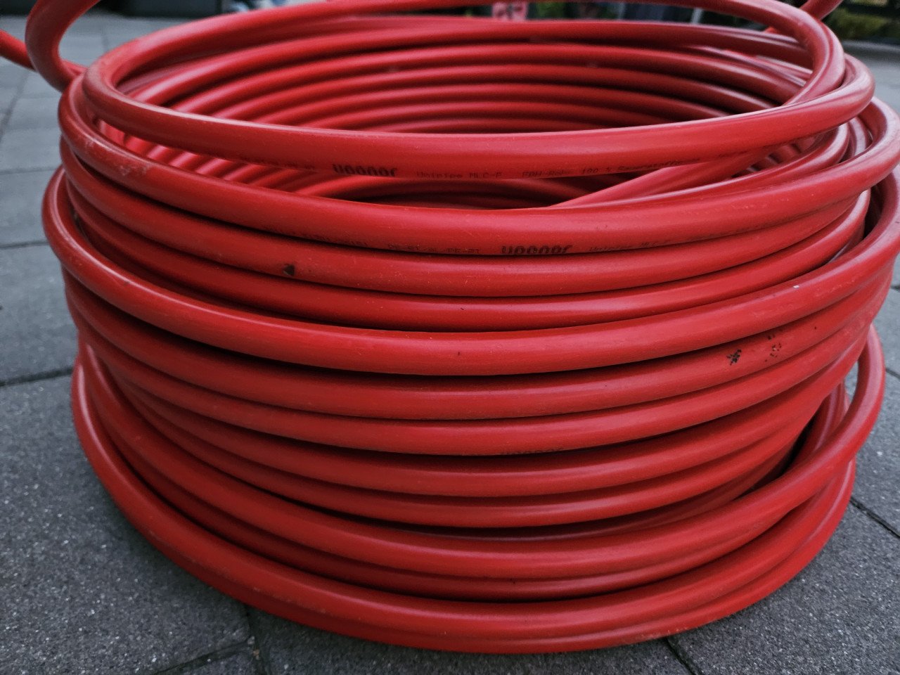 Uponor 16x2 in totaal 74,5 meter