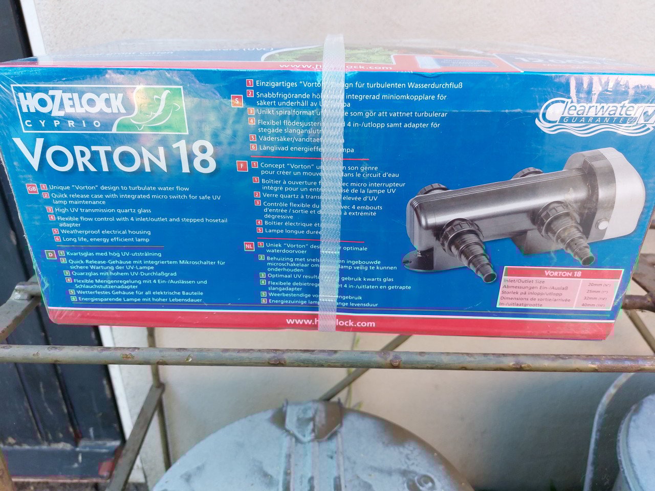 UV-lamp voor de vijver