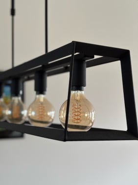 Eettafel Hanglamp Steinhauer Buckley E27 4 lichts