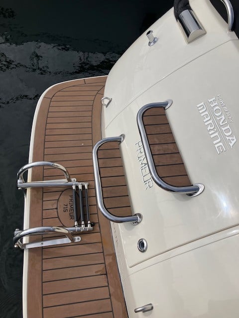 Hagelnieuwe Primeur 715 Tender met Honda 100Pk (2024)