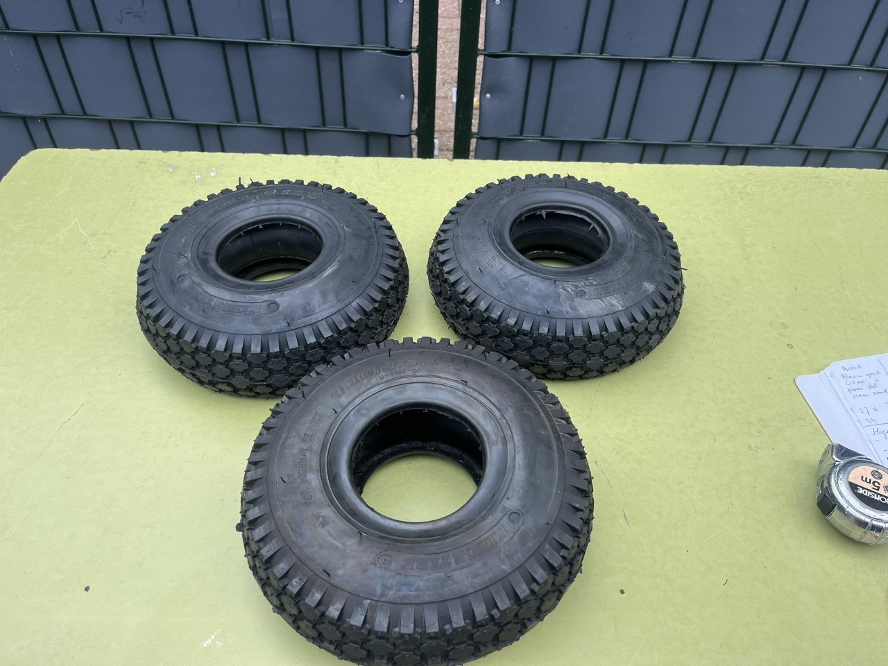 Binnen+ buitenband 4.10/3.50-4