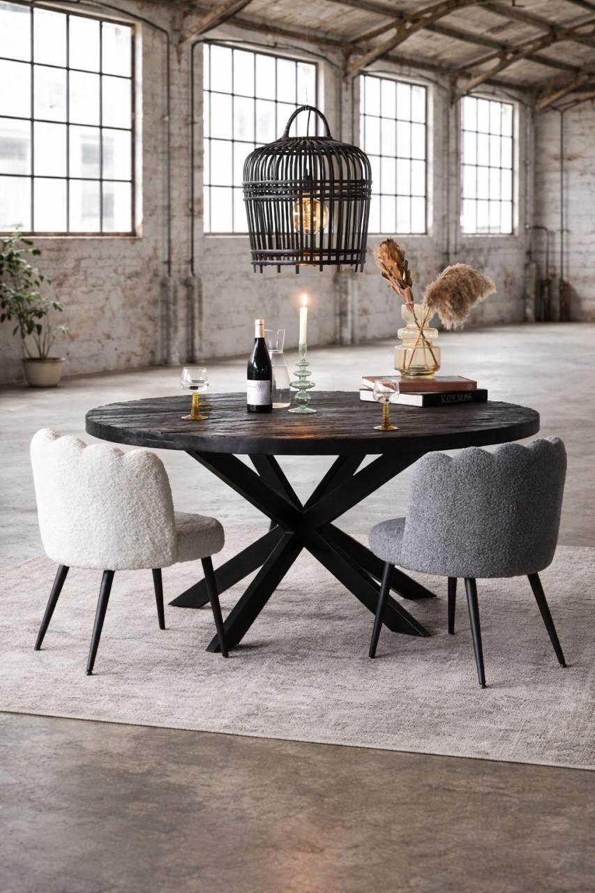 Nieuwe ronde eettafel 130 cm in verpakking