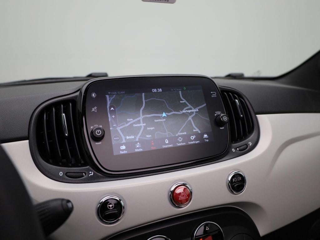 Fiat 500 C 1.0 hybrid star | cabrio | half-leder | navigatie | climate cont