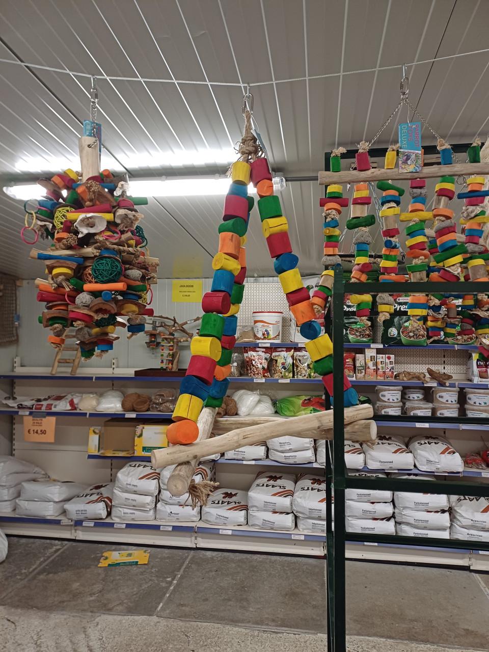 Ruime keuze uit vogelspeelgoed