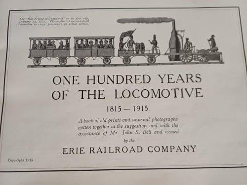 One Hundred Years of the LOCOMOTIVE.