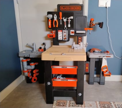 Smoby Black & Decker Mega Center - Speelgoedwerkbank