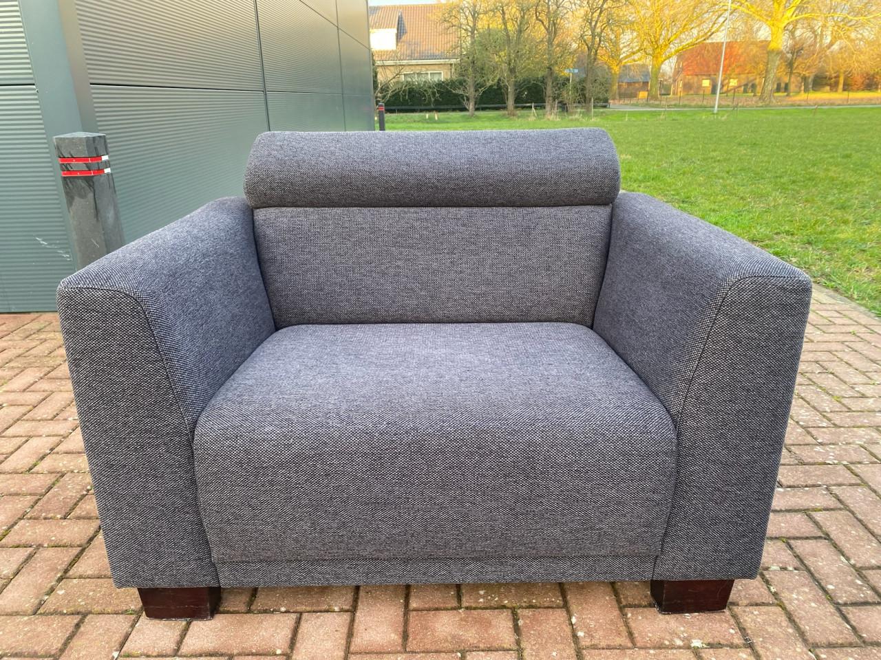 Montèl Donkergrijze Stoffen Bankstel– Gratis Levering NL