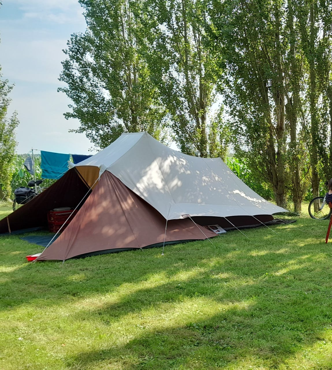 De Waard tent Goudplevier inclu. bagage wagentje
