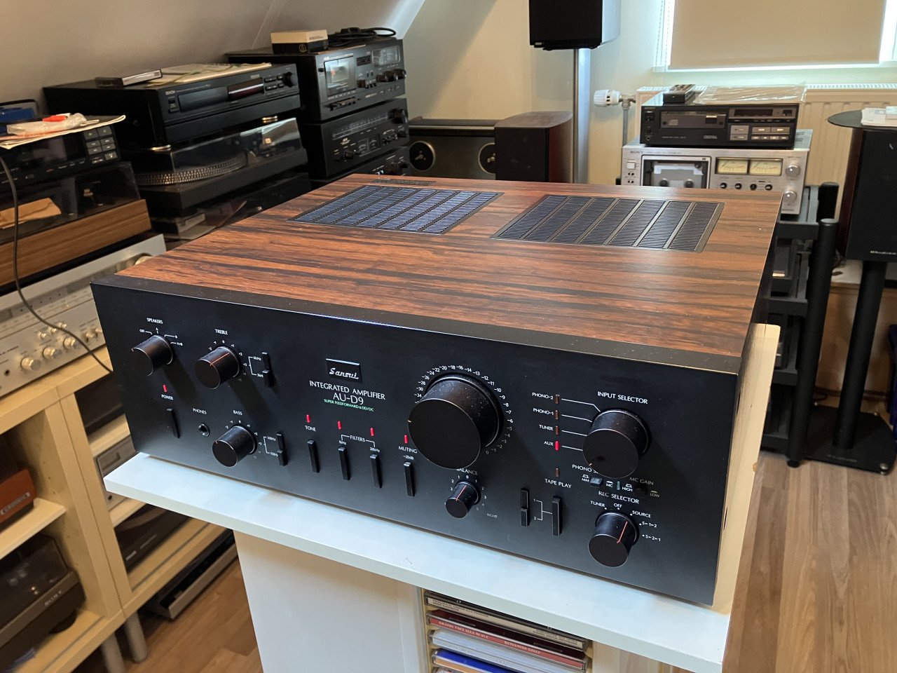 Sansui AU-D9 en SU-T9 vintage top kwaliteit met garantie