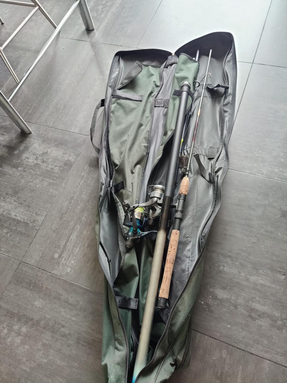 Visspullen met toebehoren