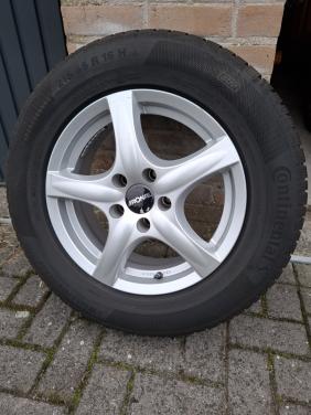 4 st Lichtmetalen velgen voor VW met winterbanden