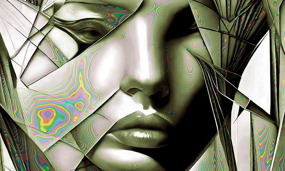 " Glance " Unieke editie 1/1 - Digitaal schilderij / Giclee - Formaat 60x60