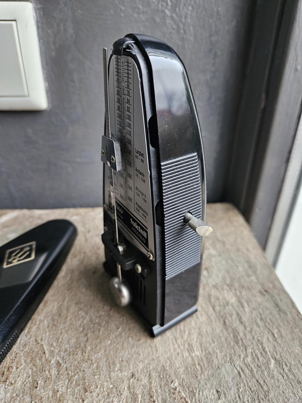 Prachtig werkend vintage Wittner Taktell Piccolo Metronoom