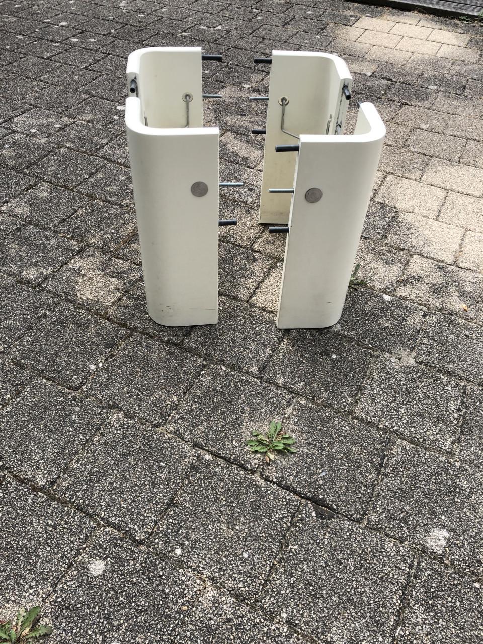 Hoekpoten voor Auping Auronde