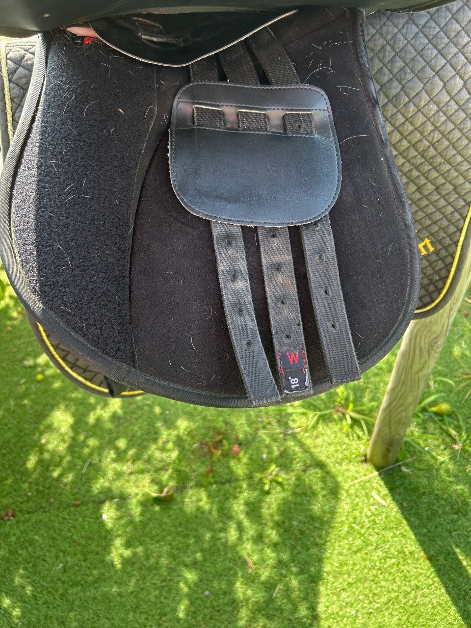 18 inch zadel in goede staat