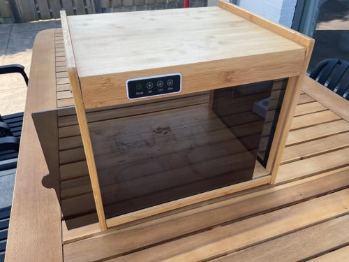 PlantHome - indoor moestuin | bamboe kweekset | met LED verlichting