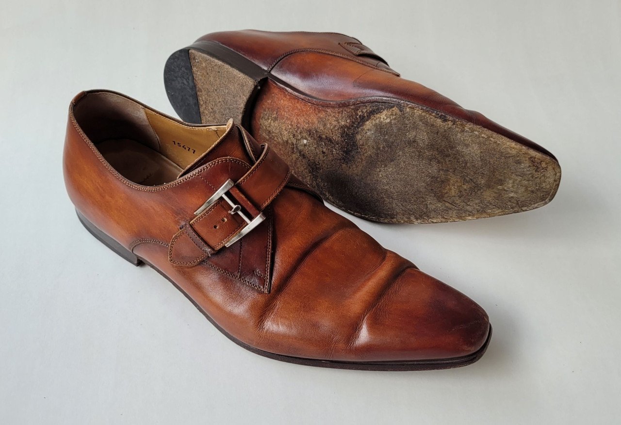 Magnanni bruine gesp schoenen