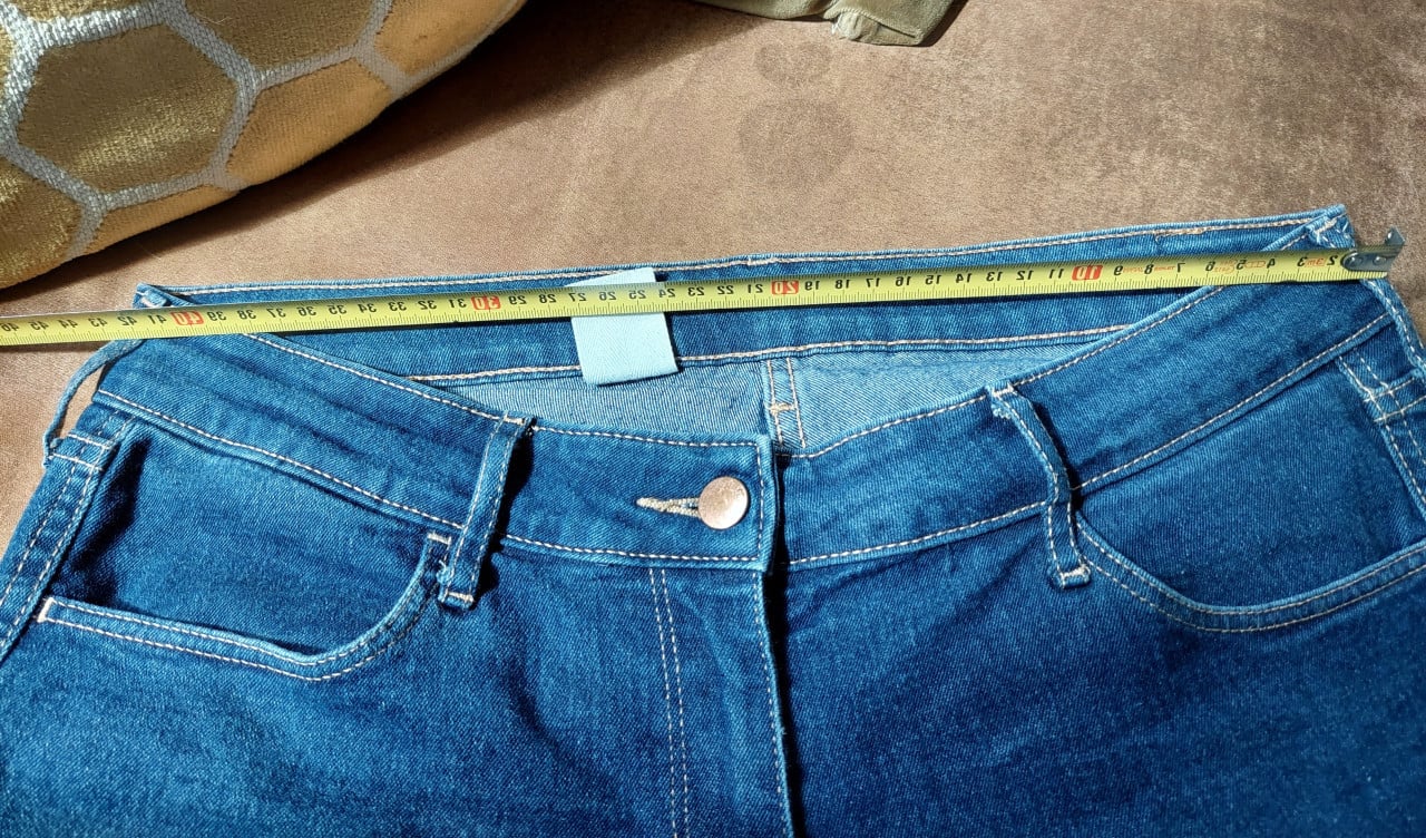 Dames jeans H&M mt 31/32 low waist skinny