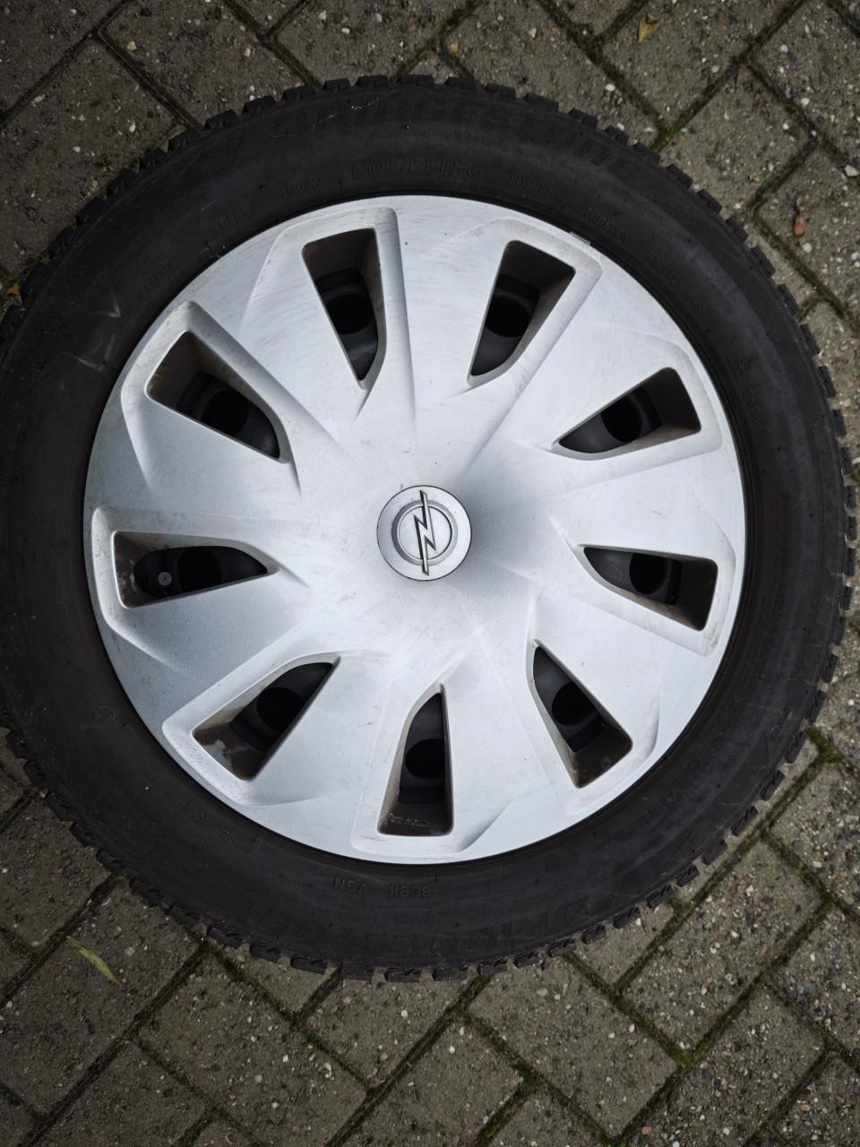 16 inch velgen & winterbanden & TPMS - Bridgestone Blizzak lm001-Opel Astra
