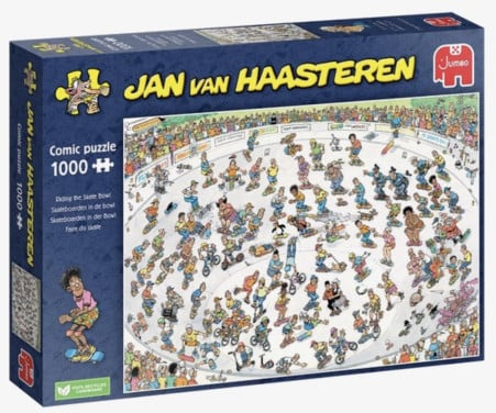 Jan van Haasteren - Skateboarden in de bowl 🧩