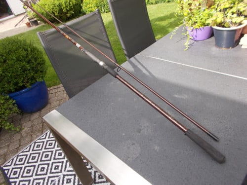 Carbon karperhengel :  "ALIEN CARP"lengte 360 cm  w.g. 3lbs
