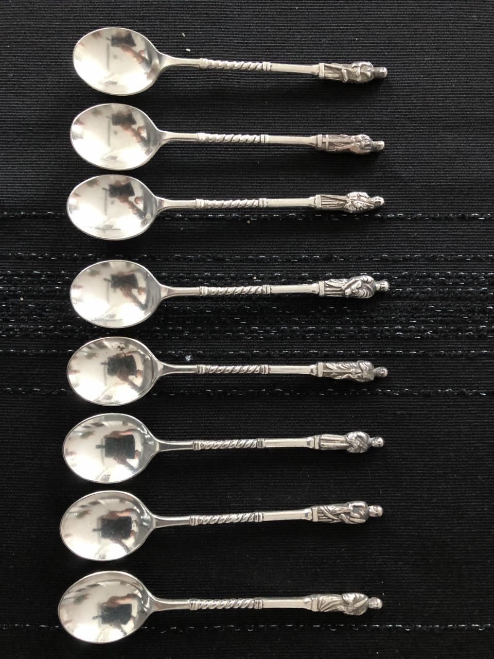 8 theelepels Apostelen  +/- 1950