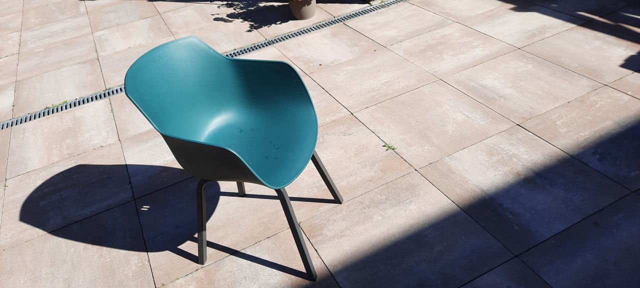 4 kuipstoelen groen nieuw