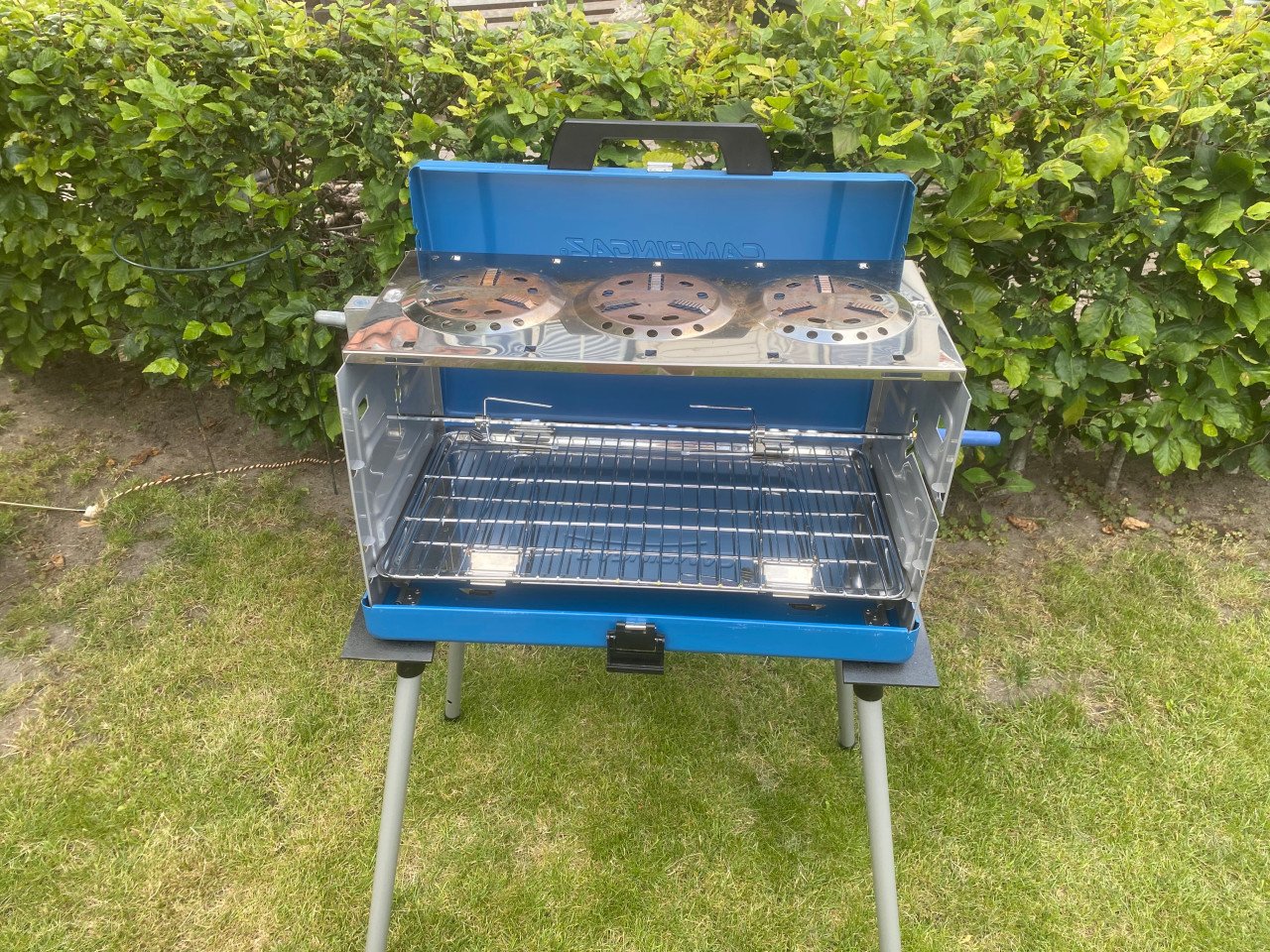 Campingaz 3-pits kooktoestel met grill.