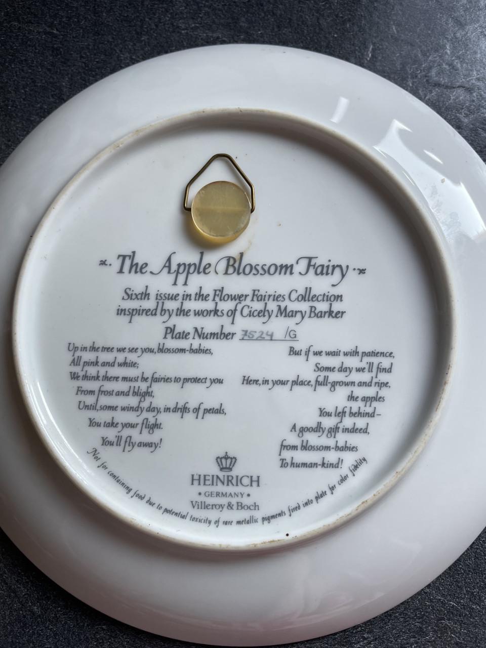 Wandborden 4 stuks flower fairies collection