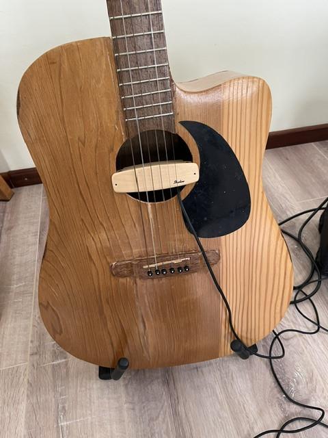 Gitaar met versterker