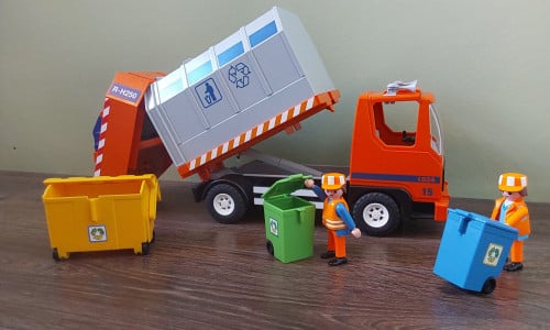 Playmobil city action vuilniswagen voor de leeftijd van 4-10 jaar.