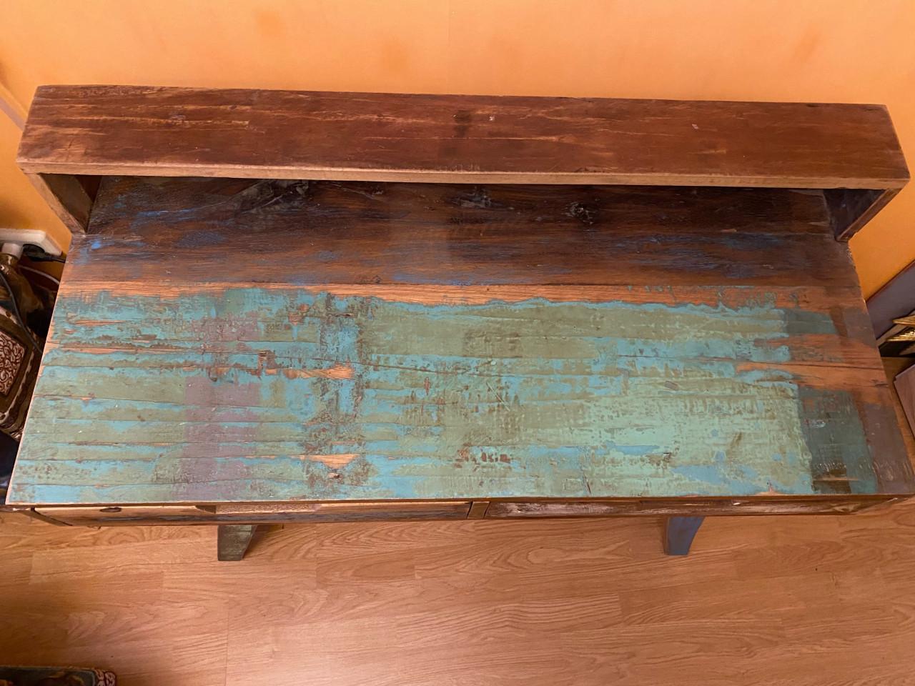 Bureau sloophout, zo goed als nieuw