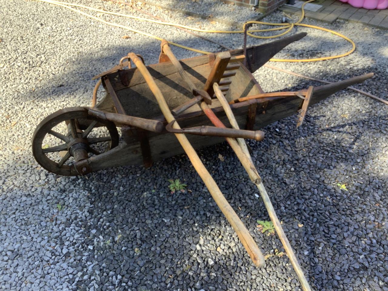 Antiek tuin gereedschap