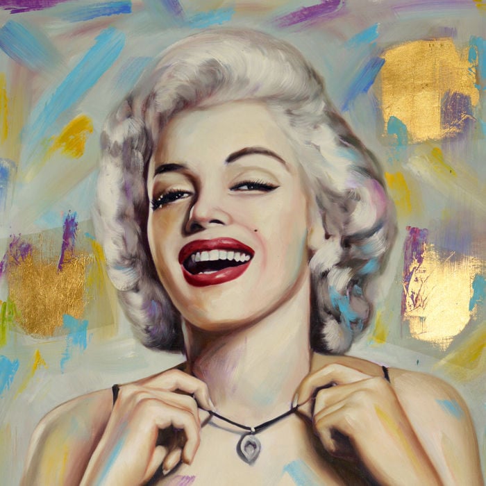 " Marilyn Monroe " Olieverfschilderij van Eran Di Capri uit Londen