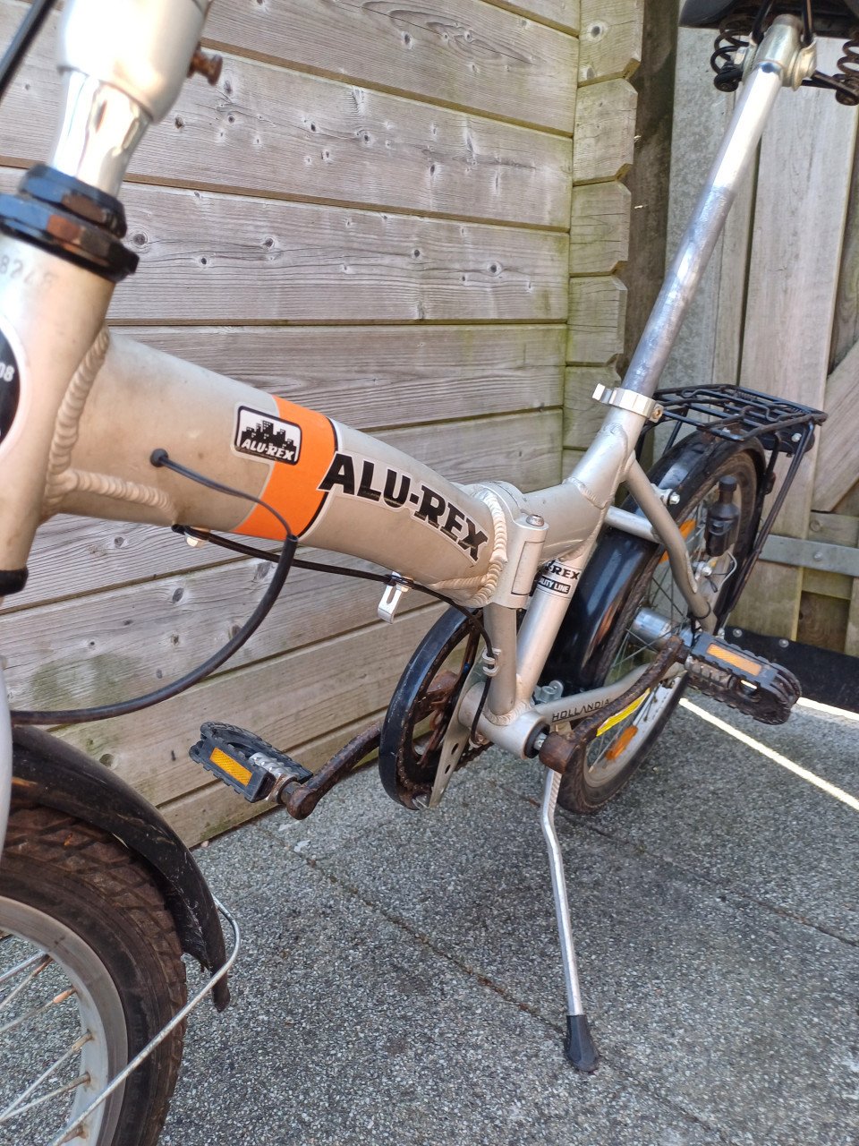 Alu-rex vouwfiets aangeboden.