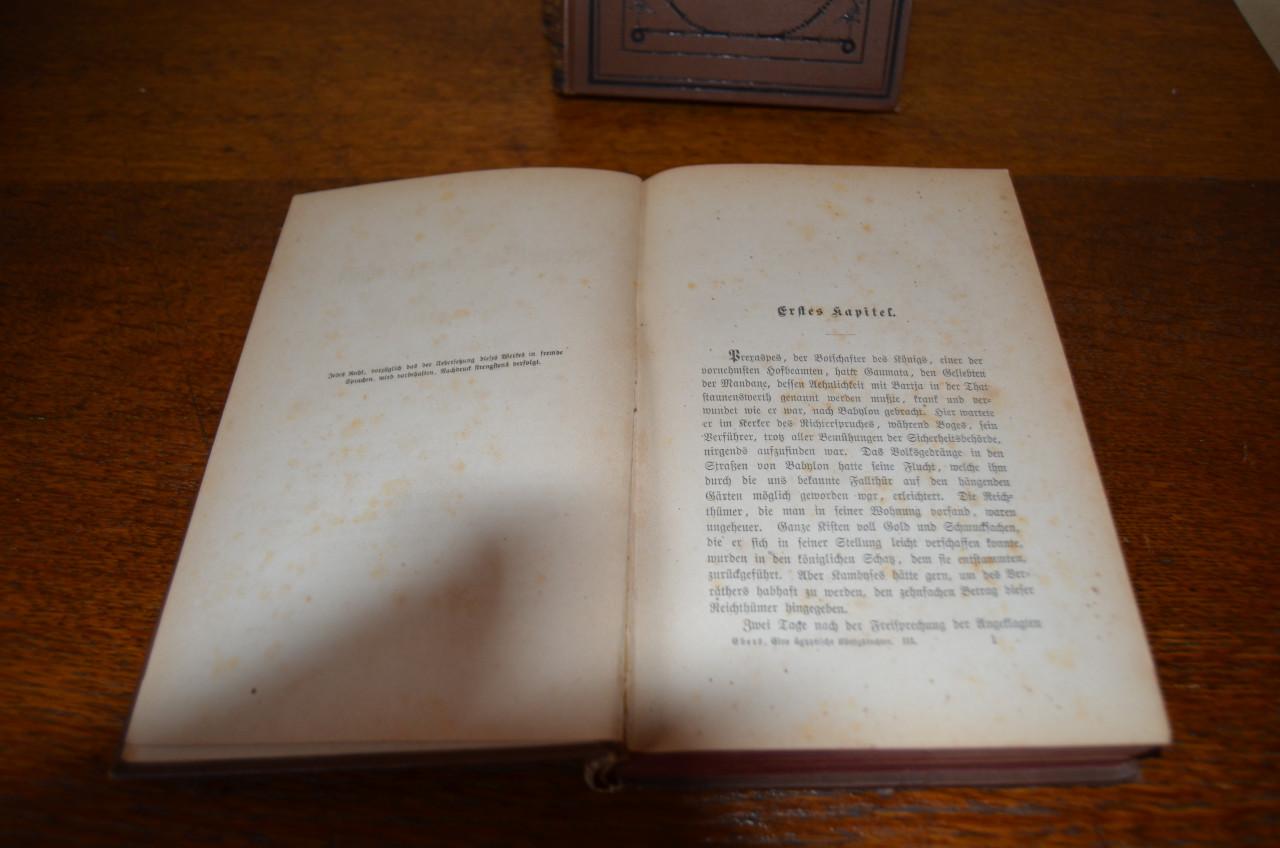 Ebers - Eine Aegyptische Koenigstochter 1880, 3 delen