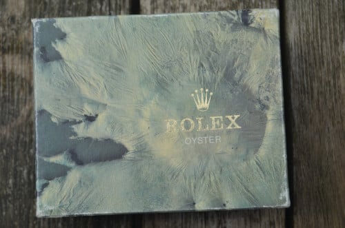 LEEG Rolex doosje, in gebruikte staat.