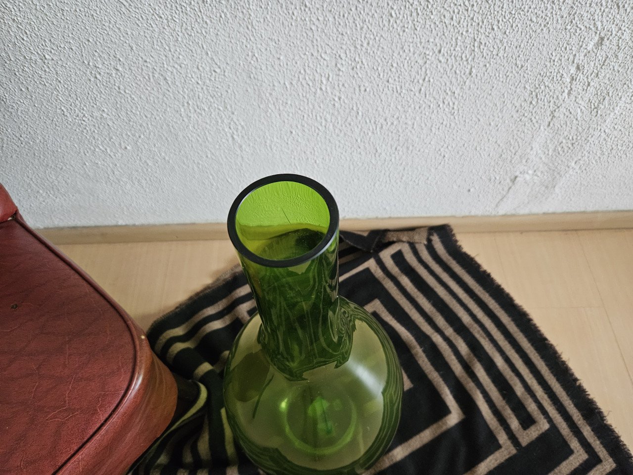 Grote groene vaas