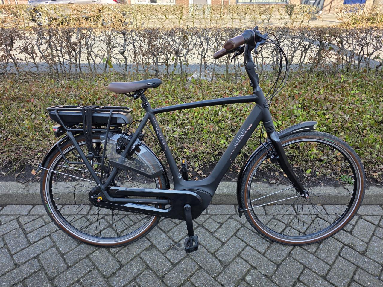 Schitterende Gazelle elektrische heren fiets met Bosch middenmotor