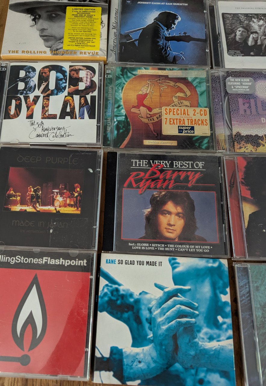 CD:Originele popmuziek ruim 58 CDs