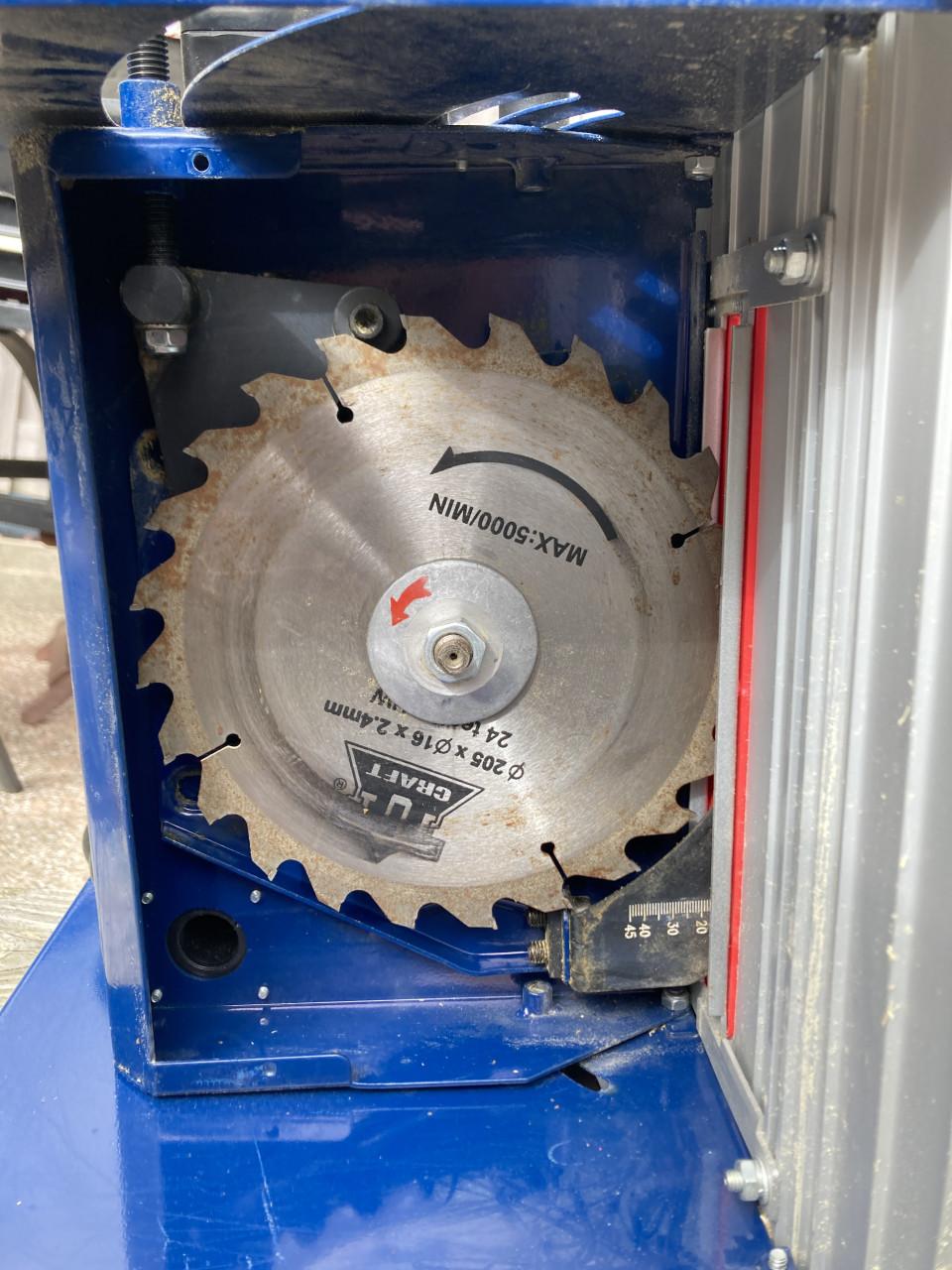 Cirkelzaag tafel Topcraft zgan